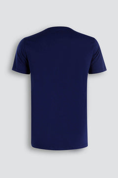 Camiseta Pima Gola Careca Navy