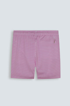 Short de Banho Isola Strisce Pink