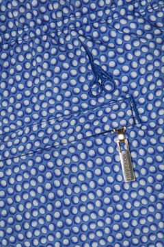 Short de Banho Isola Golf Ball White Navy