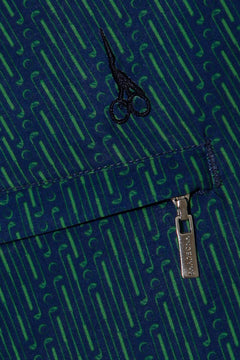Short de Banho Marine Golf Club Navy Green