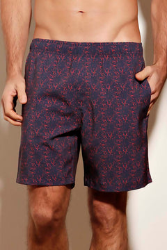 Short de Banho Isola Tuono Navy Red